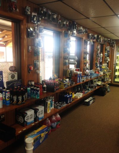 Photo of the inside of Painter Creek Store